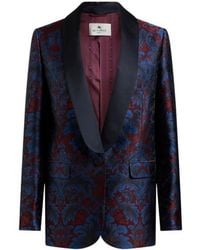 Etro - Silk-Blend Jacquard Jacket - Lyst