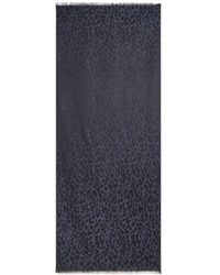Etro - Wool-Blend Scarf With Animal Motif - Lyst