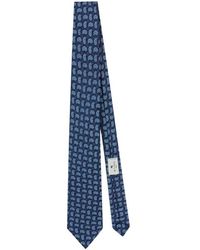 Etro - Krawatte Aus Seide Mit Mikro-Paisleymuster, Herren - Lyst