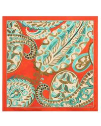 Etro - Seidentuch Mit Mehrfarbigem Paisley-Muster, Damen - Lyst