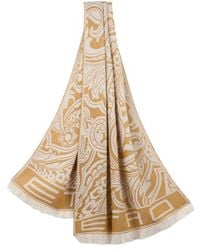 Etro - Printed Wool- And Silk-Blend Scarf - Lyst