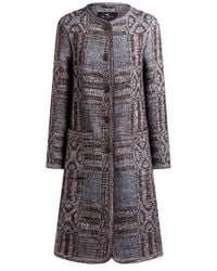 Etro - Bouclé Jacquard Coat - Lyst