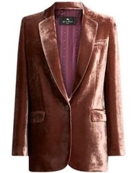 Etro - Velvet Jacket - Lyst