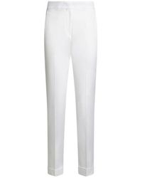 Etro - Cropped Stretch Cotton Trousers - Lyst