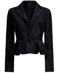 Etro - Single-Breasted Chenille Jacquard Jacket With Floral Paisley Motif - Lyst