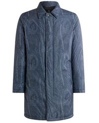 Etro - Padded Raincoat With Arnica Motif - Lyst