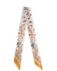 Etro - Paisleyna En Soie À Motif Faune Et Flore, Femme - Lyst