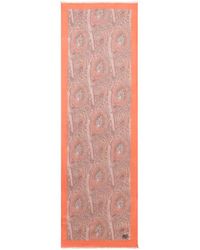 Etro - Cashmere Scarf With Floral Paisley Motif - Lyst