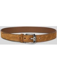 Etro - Suede Belt - Lyst