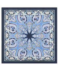 Etro - Patterned Silk Pocket Square - Lyst