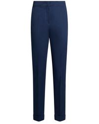 Etro - Cropped Stretch Cotton Trousers - Lyst