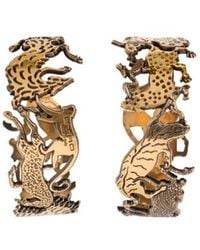 Etro - Hoop Earrings With Animals - Lyst