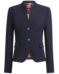 Etro - Single-Breasted Jacket With Peplum Detail - Lyst