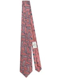 Etro - Silk Jacquard Tie With Two Motifs - Lyst