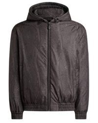 Etro - Padded Bomber Jacket With Hood And Arnica Motif - Lyst