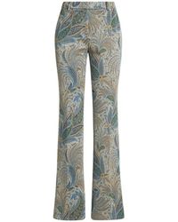 Etro - Hose Aus Paisley-Jacquard, Größe - Lyst