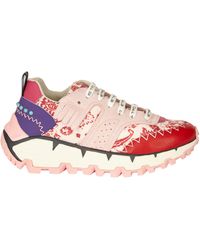 Etro Floraler Earthbeat Sneaker Aus Leder - Pink