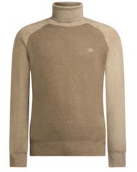 Etro - Wool Turtleneck With Pegaso Logo - Lyst