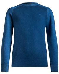 Etro - Wool Sweater With Pegaso Logo - Lyst