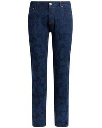 Etro - Jeans Regular Fit Jacquard - Lyst