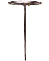 Etro - Chain And Woven Leather Belt - Lyst