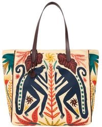 Etro - X Tabby Booth Nylon Unfold Me Bag With Print - Lyst
