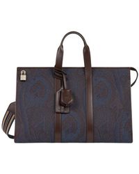 Etro - Essential Jacquard Travel Bag - Lyst
