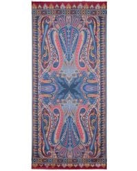 Etro - Floral Paisley Scarf - Lyst