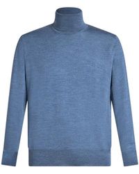 Etro - Rollkragenpullover Aus Wolle Mit Stickerei, Herren, Größe - Lyst