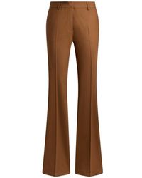 Etro - Bootcut Stretch Wool Trousers - Lyst