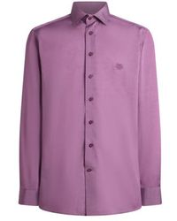 Etro - Shirt With Pegaso Embroidery - Lyst
