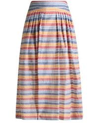 Etro - Midirock Aus Einer Baumwollmischung Mit Jacquardmuster, Damen, Größe - Lyst