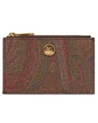 Etro - Arnica And Leather Card Holder With Coin - Lyst