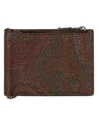 Etro - Porta Carte Bifold - Lyst