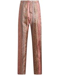 Etro - Hose Im Pyjamastil Aus Seide, Herren, Größe - Lyst