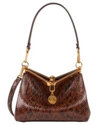 Etro - Small Elaphe Leather Vela Bag - Lyst