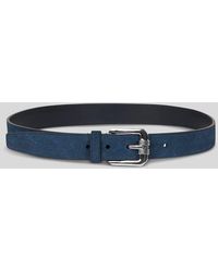 Etro - Suede Belt - Lyst