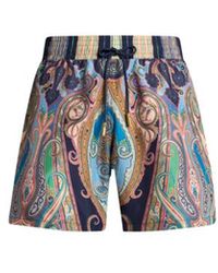 Etro - Paisley Print Badeanzug - Lyst