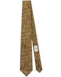 Etro - Krawatte Aus Bedruckter Seide, Herren - Lyst