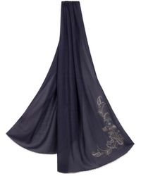 Etro - Cashmere-Blend Scarf With Placed Print - Lyst
