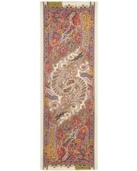 Etro - Cashmere And Silk Scarf With Paisley Print - Lyst