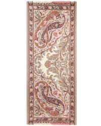 Etro - Leafy Silk And Cashmere Scarf - Lyst