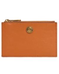 Etro - Leather Card Holder With Pegaso Button - Lyst