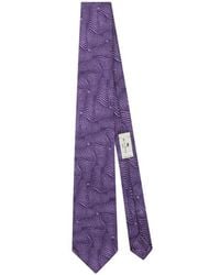 Etro - Krawatte Aus Bedruckter Seide, Herren - Lyst