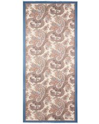 Etro - Cashmere-Blend Scarf With Floral Paisley Motif - Lyst