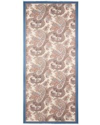 Etro - Cashmere-Blend Scarf With Floral Paisley Motif - Lyst