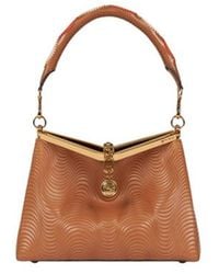 Etro - Medium Vela Bag With Wavy Motif And Clutch - Lyst