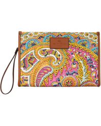 Pochette a bustina Paisley | Donna | Marrone | ETRO