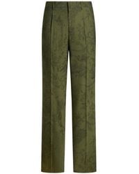 Etro - Pantalon En Jacquard De Laine À Motif Faune Et Flore, Homme, Taille - Lyst
