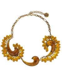 Etro - Collana Paisley Con Gocce, Donna - Lyst